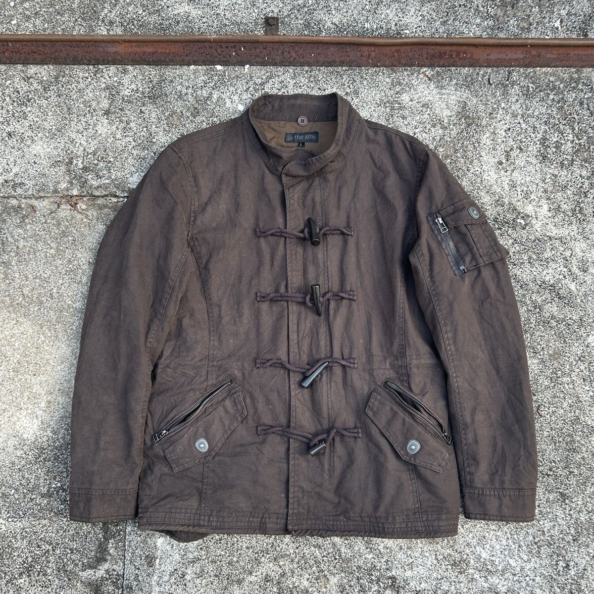 In The Attic × Japanese Brand × Le Grande Bleu (L.G.B.) Vintage In The Attic Brown Jacket Size US S / EU 44-46 / 1 - 1 Thumbnail