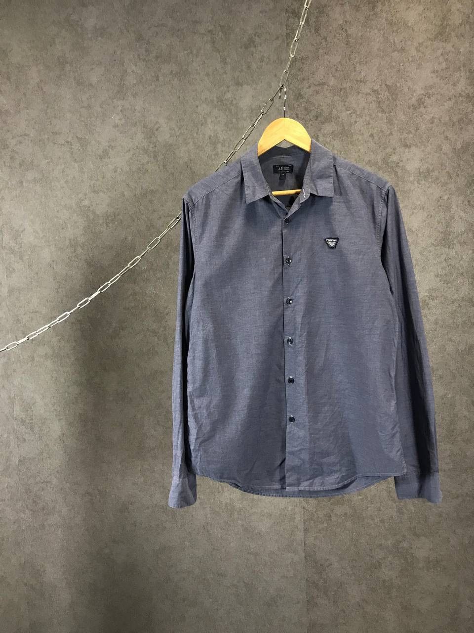 Armani Armani Jeans designer logo shirt Size US M / EU 48-50 / 2 - 1 Thumbnail