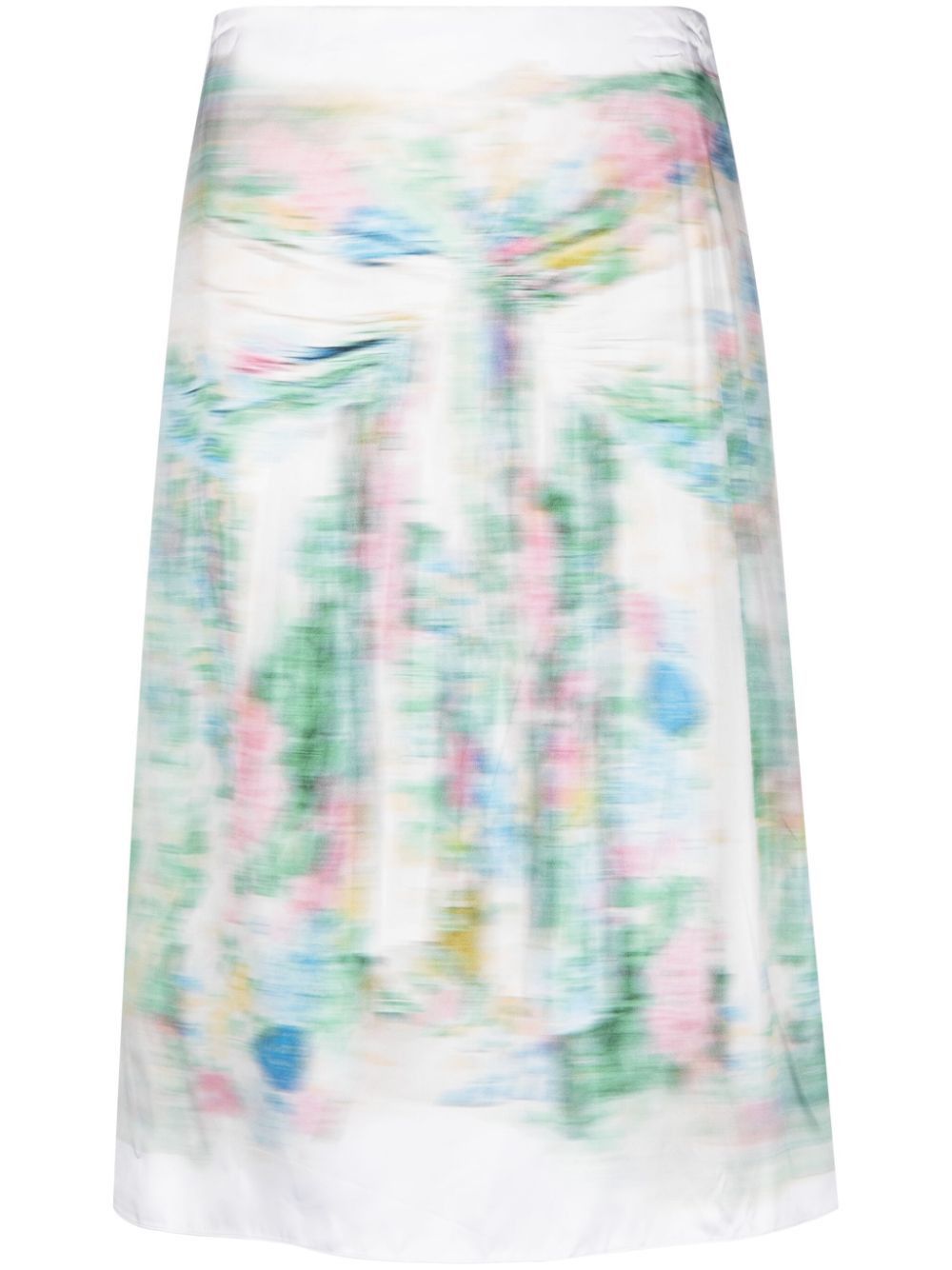 Loewe BLURRED PRINT MIDI SKIRT Size 27" / US 4 / IT 40 - 1 Thumbnail