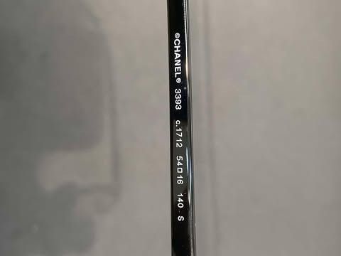 Chanel CHANEL 0CH3393 1712 Eyeglasses BLACK Size ONE SIZE - 4 Thumbnail