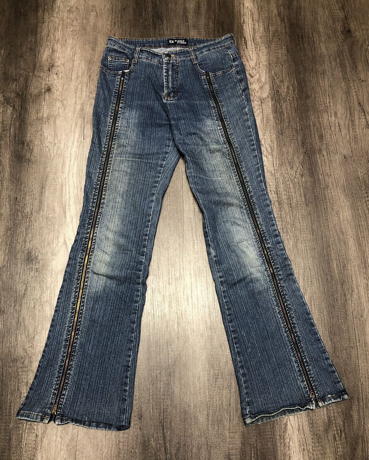 Designer × Japanese Brand Rodes Roses x Haphazard Jeans Size US 29 - 1 Thumbnail