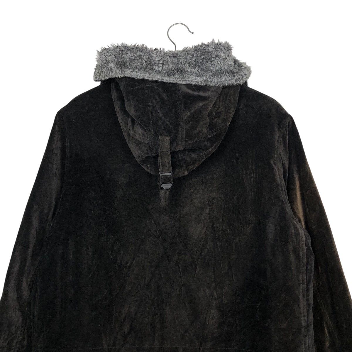 Japanese Brand BEAMS Shaggy Fleece Hood Parka — Soft-Touch Velvet Shell Size US M / EU 48-50 / 2 - 10 Thumbnail