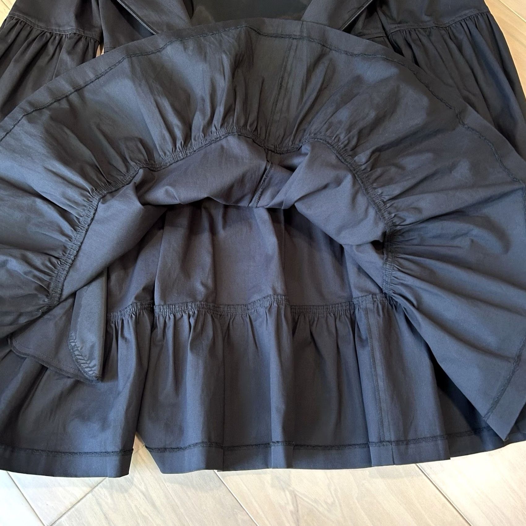 Cinq a Sept Cinq à Sept Rose Tiered Ruffle Mini Dress In Black Women’s 10 Dress Size L / US 10 / IT 46 - 7 Thumbnail