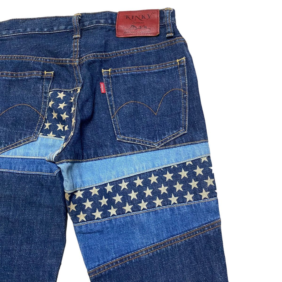 Hysteric Glamour Hysteric Glamour Hagi Patchwork American Flare Jeans Size 26" / US 2 / IT 38 - 11 Thumbnail