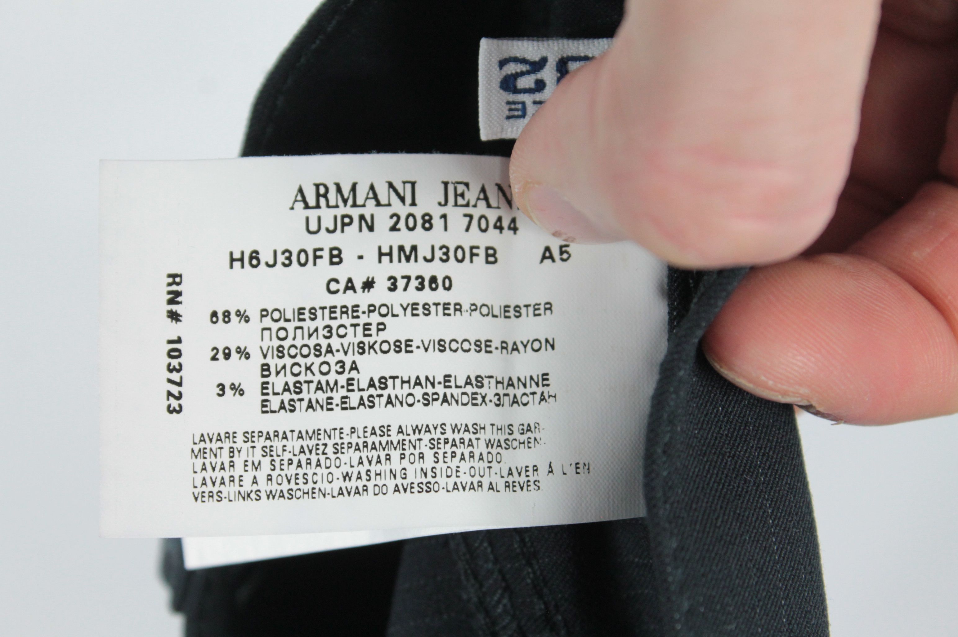 Armani Armani Jeans Comfort Fit Micro Strip Casual Formal Pants Size US 32 / EU 48 - 6 Thumbnail