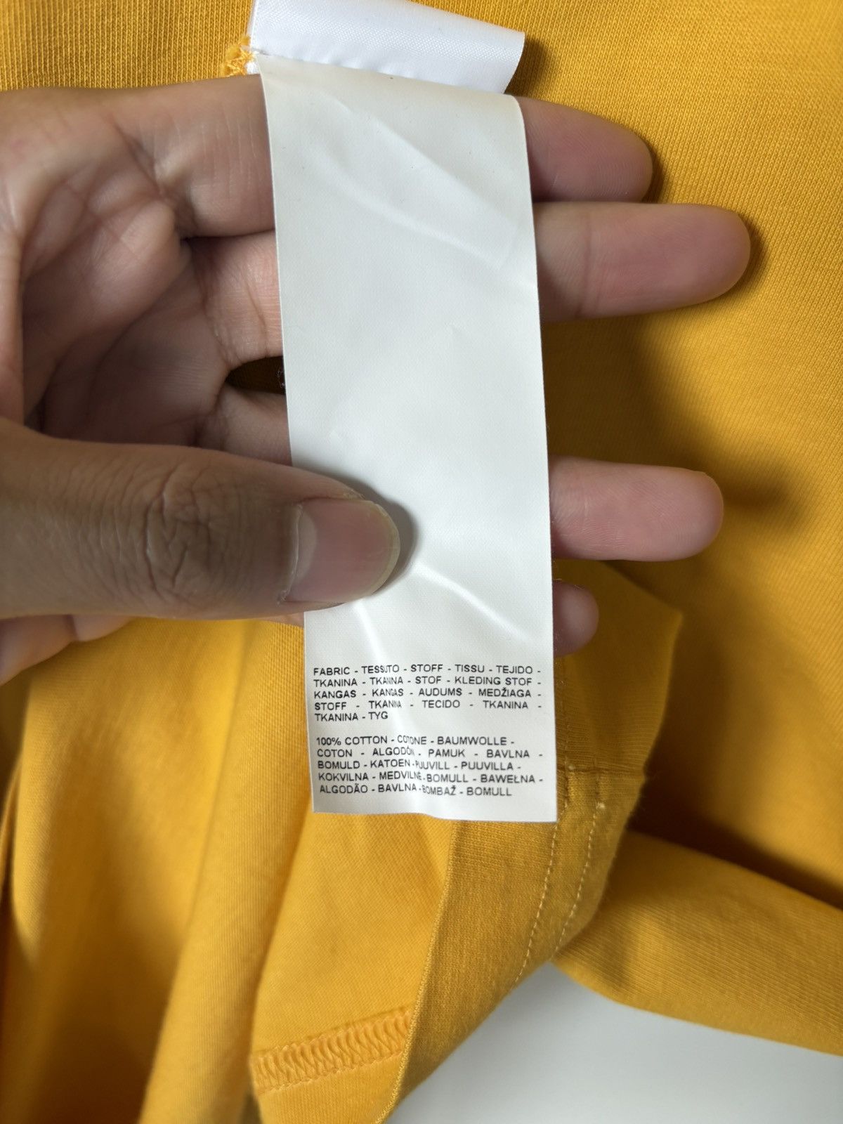 424 424 Yellow Crewneck T-Shirt Size US L / EU 52-54 / 3 - 8 Thumbnail