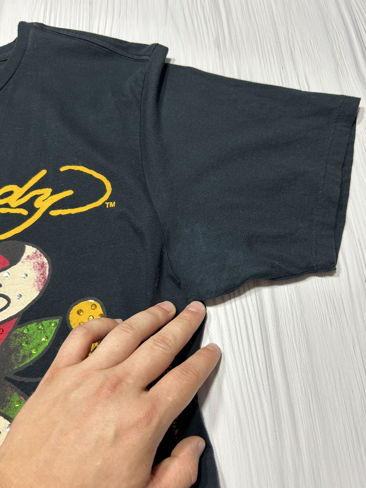 Ed Hardy Vintage USA Ed Hardy Rhinestones Tiger T-Shirt Size US XL / EU 56 / 4 - 7 Thumbnail