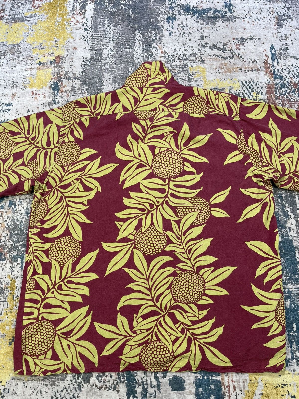 Vintage Vintage Block Buster Rayon Aloha Hawaiian Shirt Size US L / EU 52-54 / 3 - 7 Thumbnail