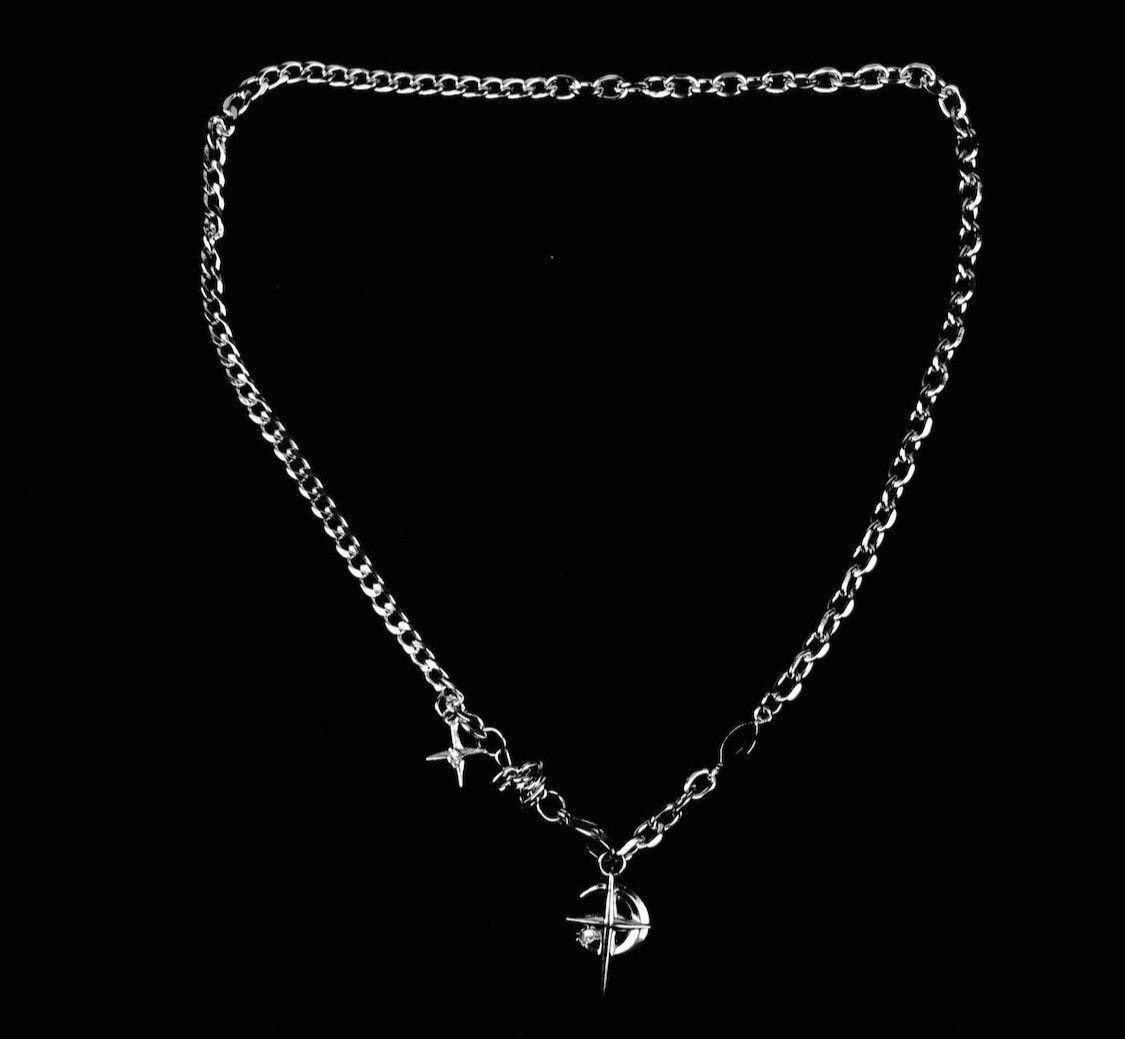 Jewelry Cross Moon Chain Necklace Size ONE SIZE - 4 Thumbnail
