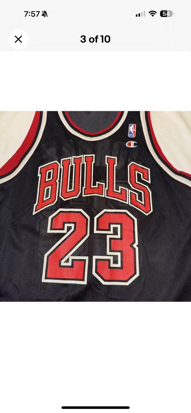 Champion Vintage Champion Michael Jordan Chicago Bulls Jersey Large Size US L / EU 52-54 / 3 - 3 Thumbnail