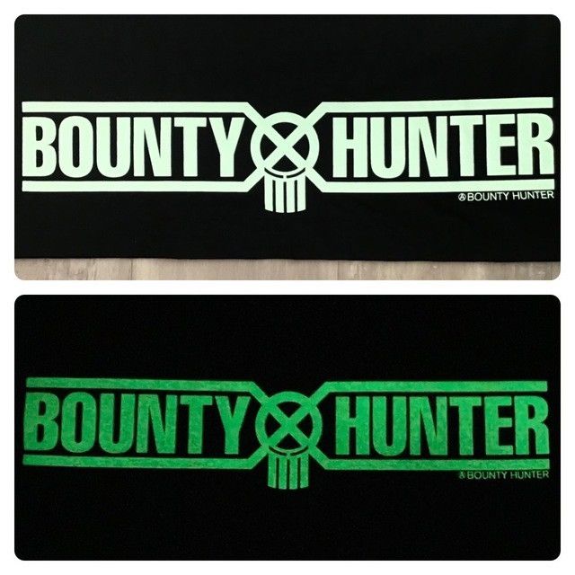 Bape × Bounty Hunter 💫Glow in the Dark💫 BAPE × BOUNTY HUNTER MAD Shark T-shirt Size US L / EU 52-54 / 3 - 6 Thumbnail