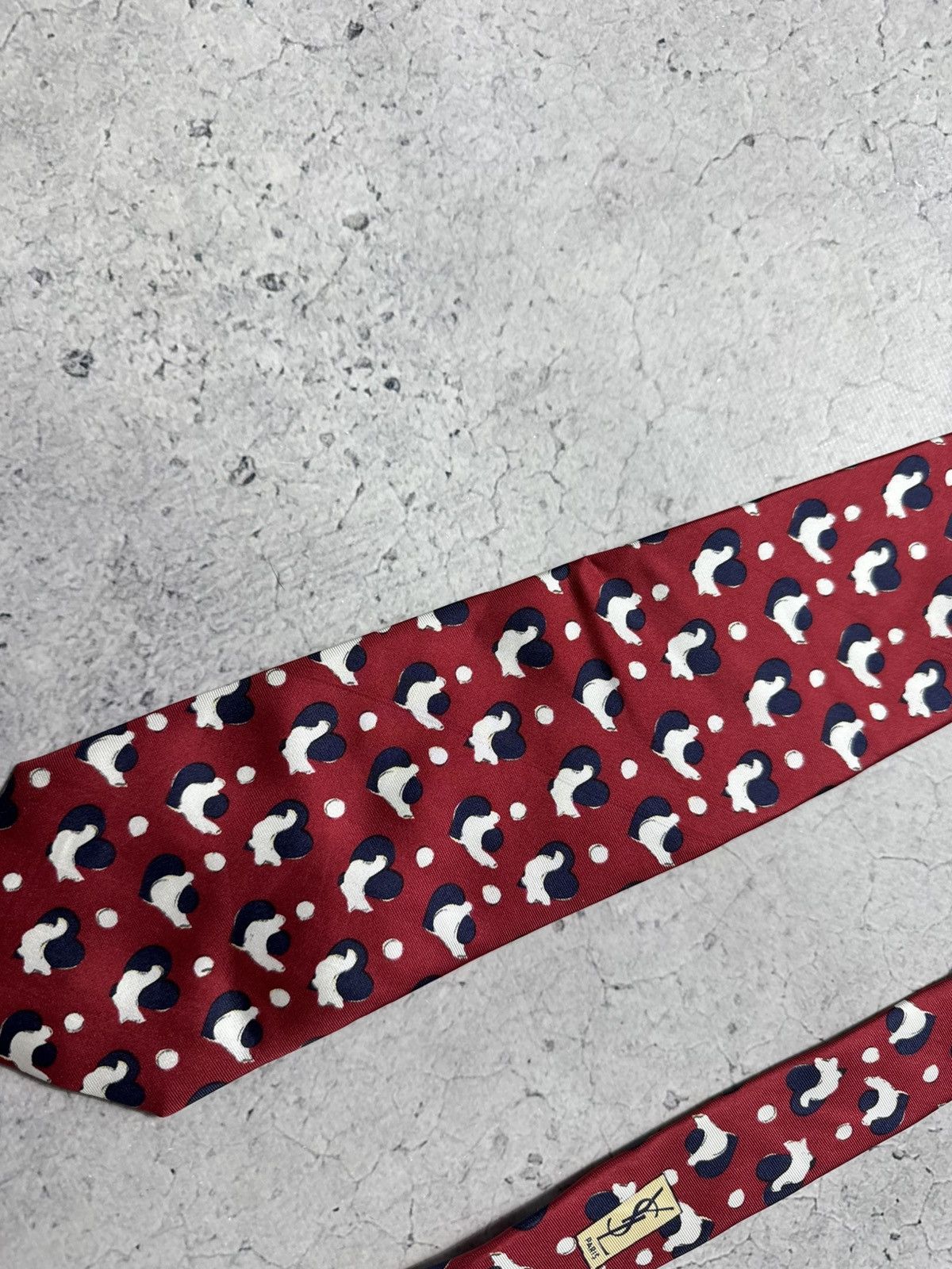 Yves Saint Laurent Yves Saint Laurent Paris YSL Silk Tie Size ONE SIZE - 3 Thumbnail