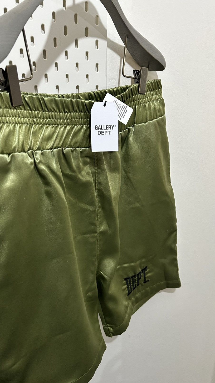 Gallery Dept. Gallery Dept Green & Black Jacky Boxing Logo Shorts Medium Size US 38 / EU 54 - 2 Thumbnail