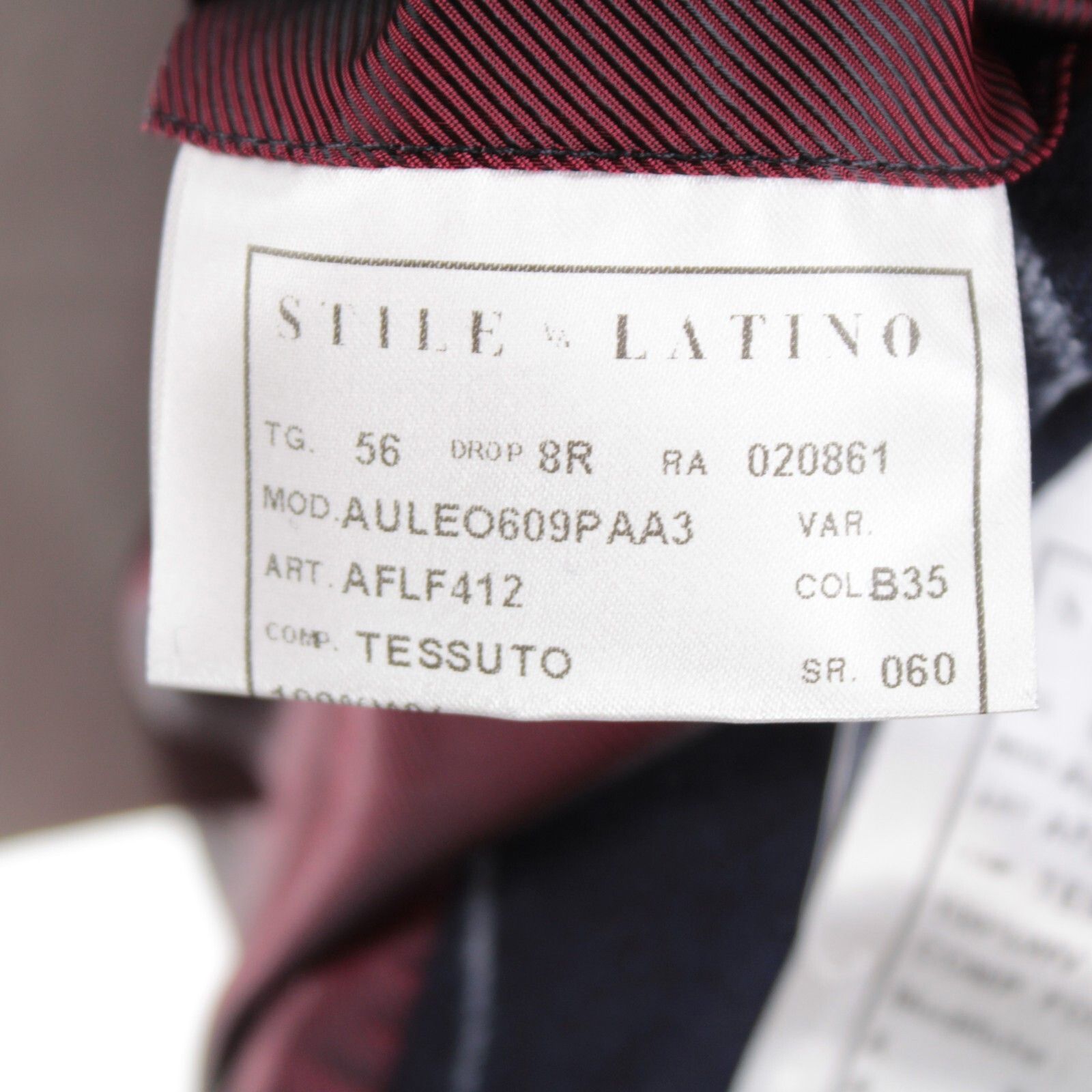Other Stile Latino Suit Size US 46 Regular in Blue Size 46R - 9 Thumbnail