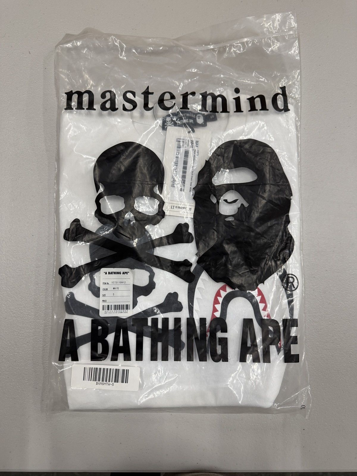 Bape × Mastermind Japan Bape x Mastermind Skull Shark MMB Tee Blk New S Size US S / EU 44-46 / 1 - 3 Thumbnail