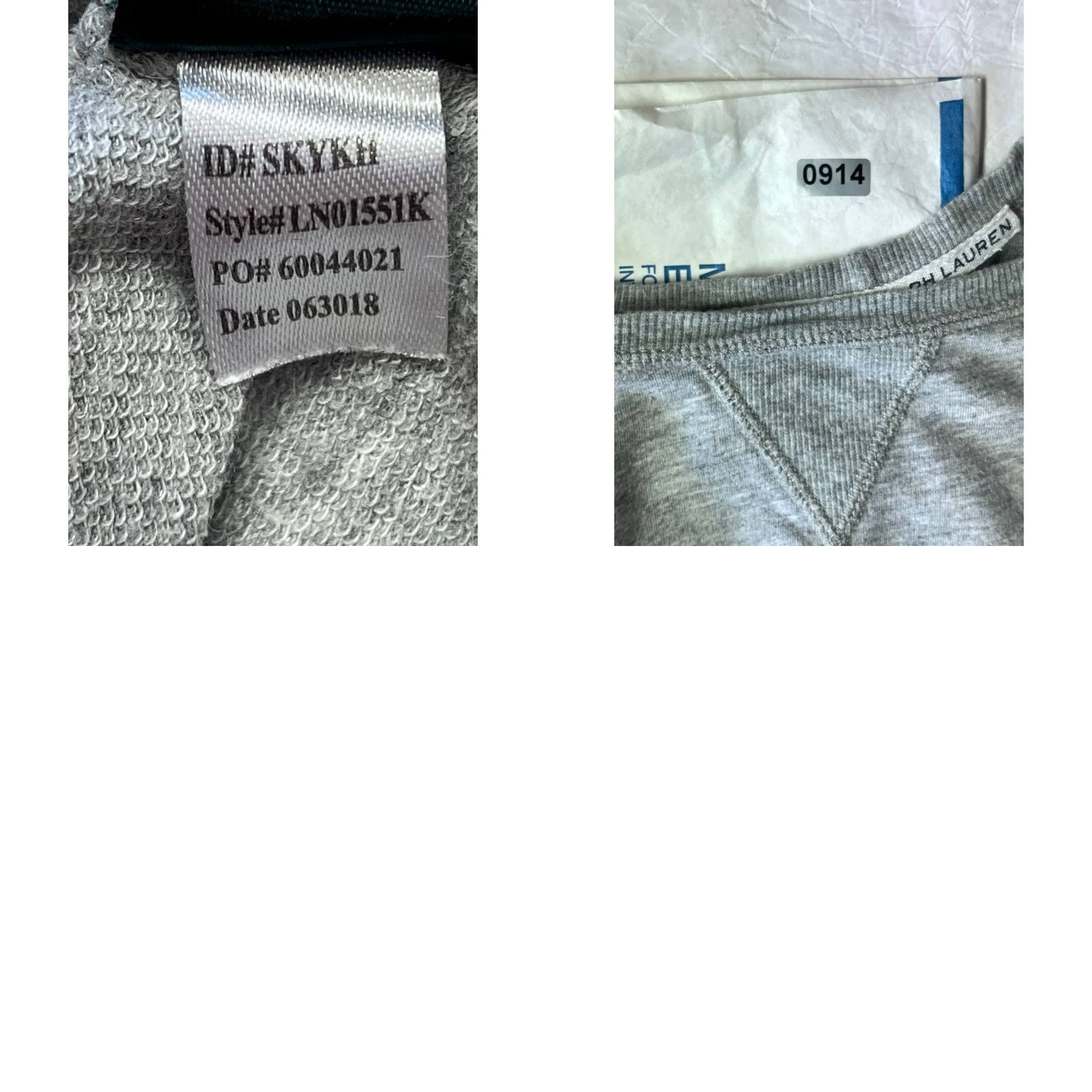 Ralph Lauren VINTAGE Lauren Ralph Lauren Mini Dress Gray Womens Size M Short Sleeve Round Neck 70s Style Cotton See Pics Size M / US 6-8 / IT 42-44 - 8 Thumbnail