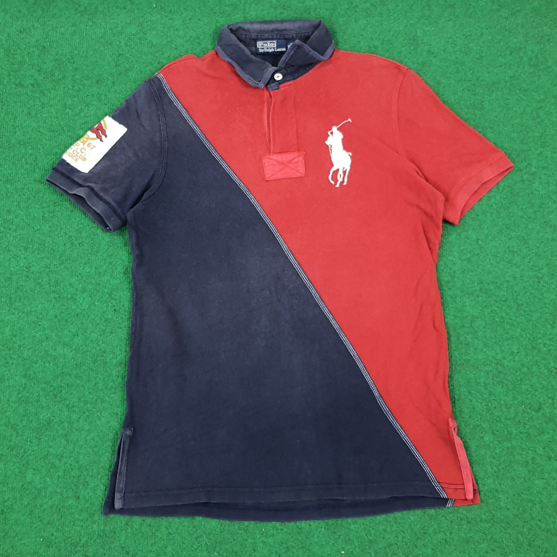 Polo Ralph Lauren × Vintage Vintage Polo by Ralph Lauren Preppy Yacht Club Polo Shirt Size US M / EU 48-50 / 2 - 1 Thumbnail