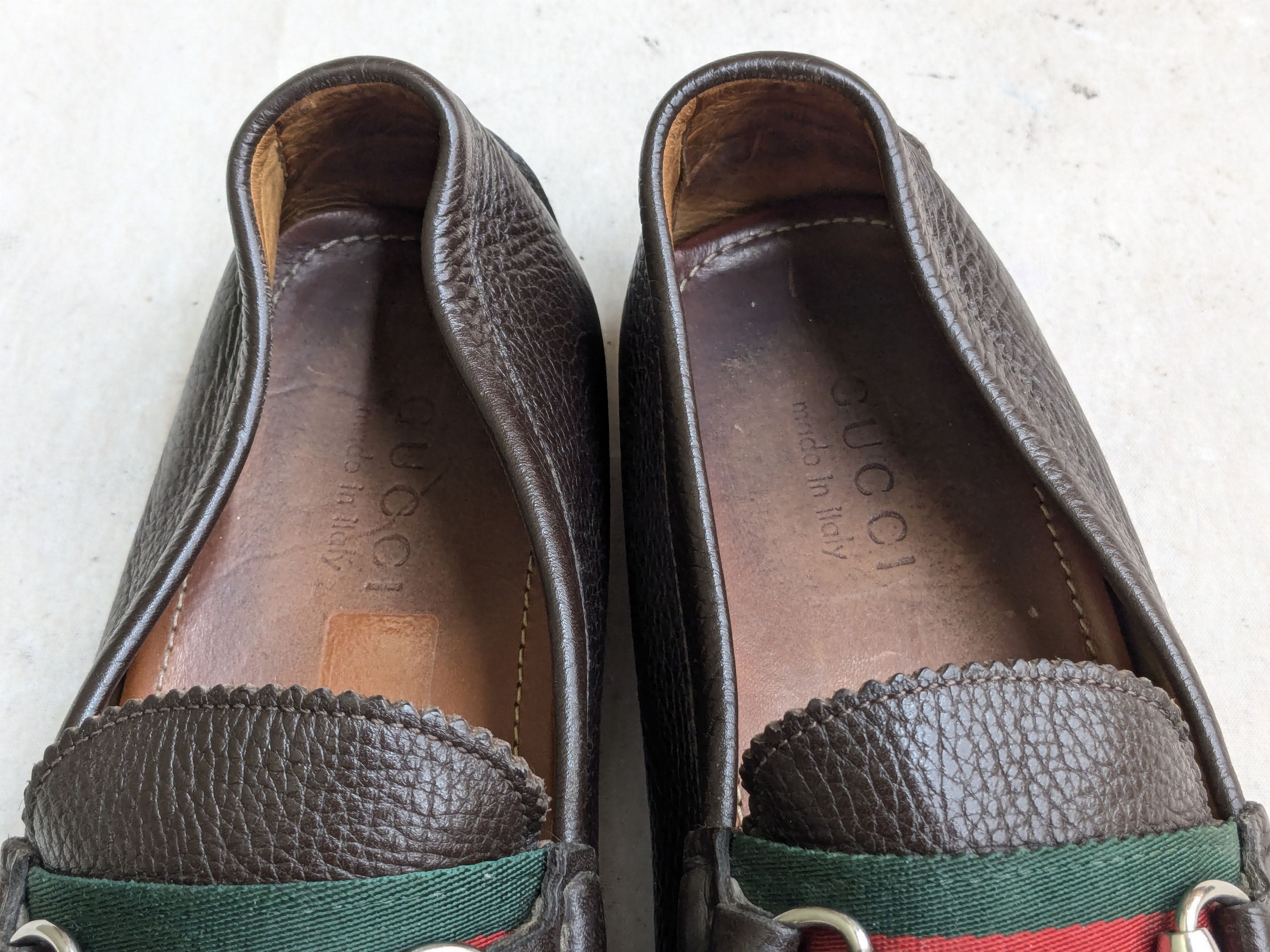 Gucci Gucci Horsebit Driving Loafers Brown Leather 10.5 Slip On Size US 10.5 / EU 43-44 - 5 Thumbnail