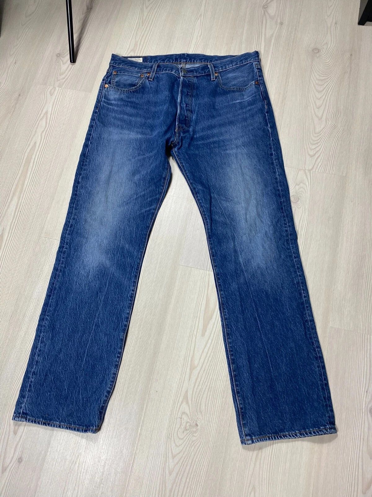 Levi's Levi's Vintage Style 501 Jeans Straight Leg Blue Denim Size US 36 / EU 52 - 4 Thumbnail