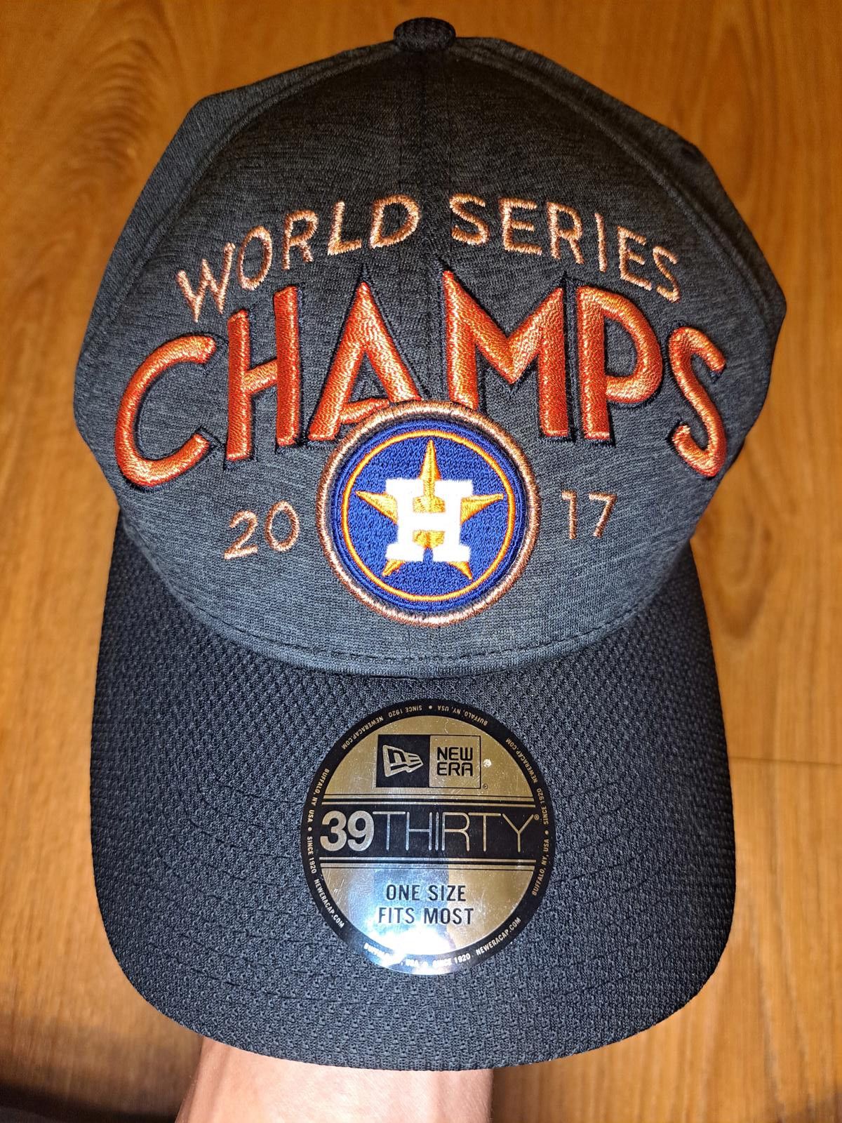 New Era NEW New Era 39THIRTY Astros World Series 2017 On Field Hat Size ONE SIZE - 1 Thumbnail