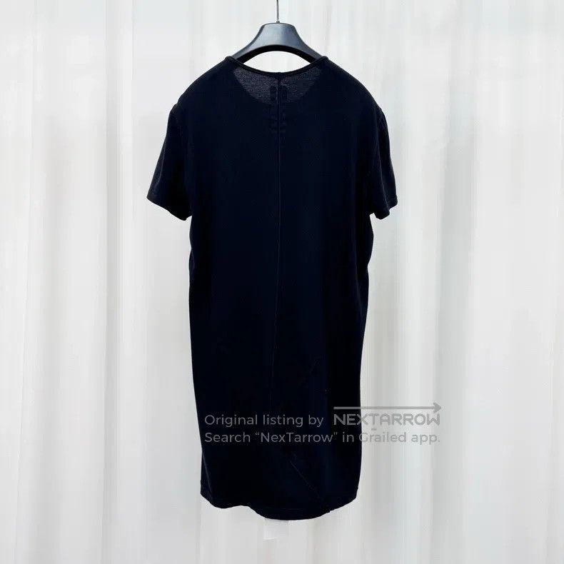 Rick Owens Rick Owens Black Long Cut Short Sleeve Size US XS / EU 42 / 0 - 2 Thumbnail