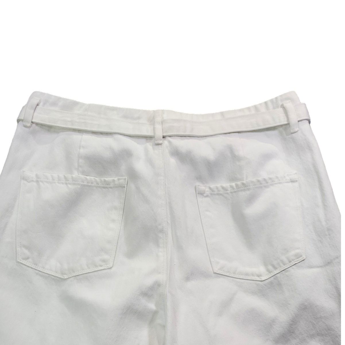 J Brand J Brand | White Louisa High Rise Tie Waist jeans | Size 32 Size 32" / US 10 / IT 46 - 9 Thumbnail