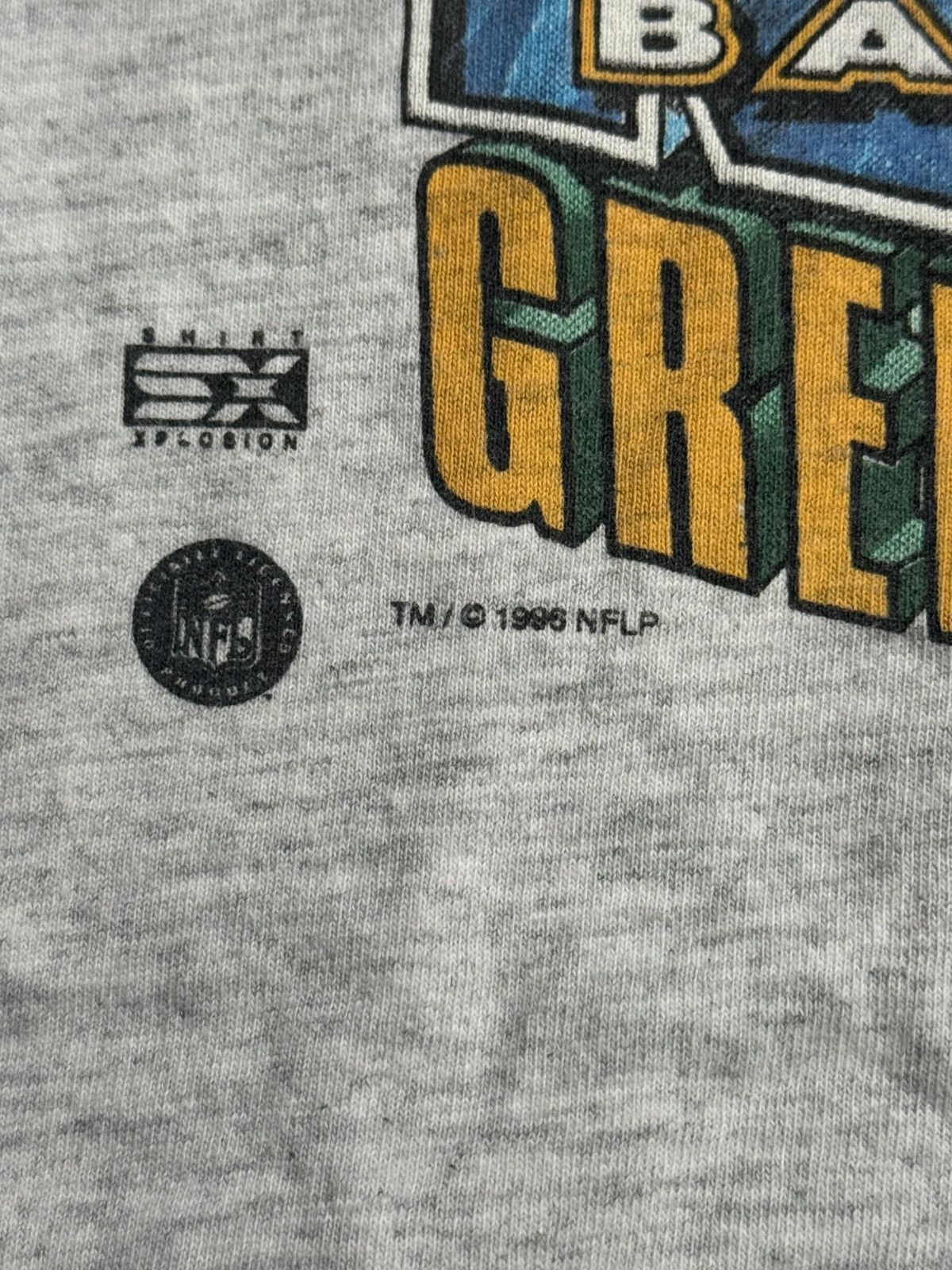 Vintage Vintage 1996 Brett Favre Green Bay Packers Size US XL / EU 56 / 4 - 3 Thumbnail