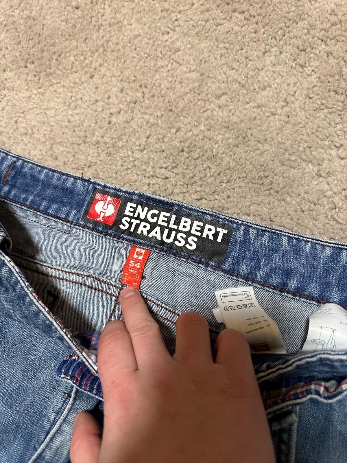 Other ENGELBERT STRAUSS Jeans Men's (EU)54 Whiskers Cargo Pockets Size US 44 / EU 60 - 4 Thumbnail