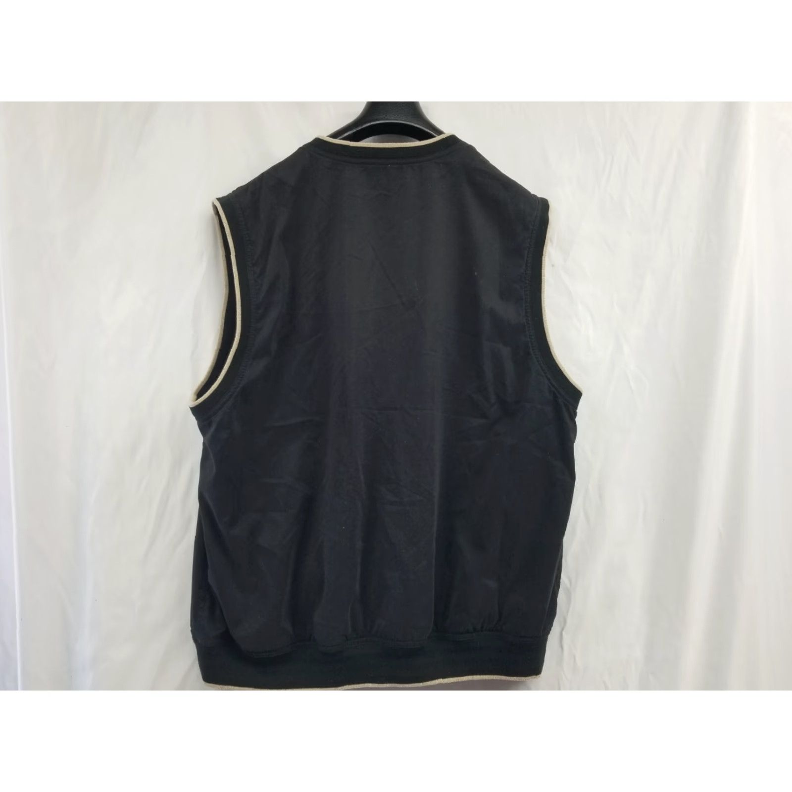 Brooks Brothers Brooks Brothers Vest Windbreaker Sleeveless Mens L Black Nylon Knit Plaid Lightweight Bodywarmer Casual Travel Autumn Spring Summer Size US L / EU 52-54 / 3 - 2 Thumbnail