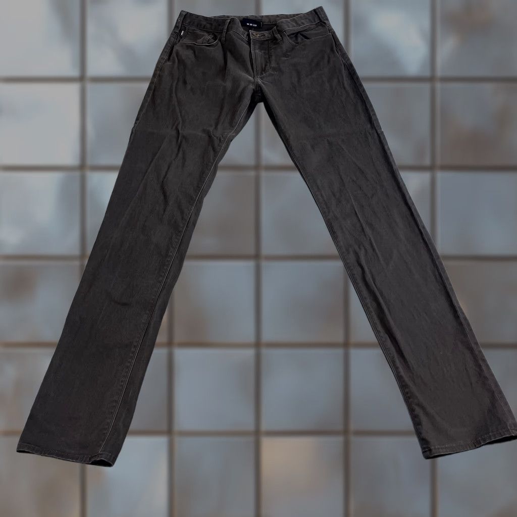 Armani ARMANI Chino Trousers Pants Slim Tapered Fit 30 Brown Cotton Elastane Flat Front 5-Pocket Mens Jeans J06 Vintage No Size US 30 / EU 46 - 1 Thumbnail