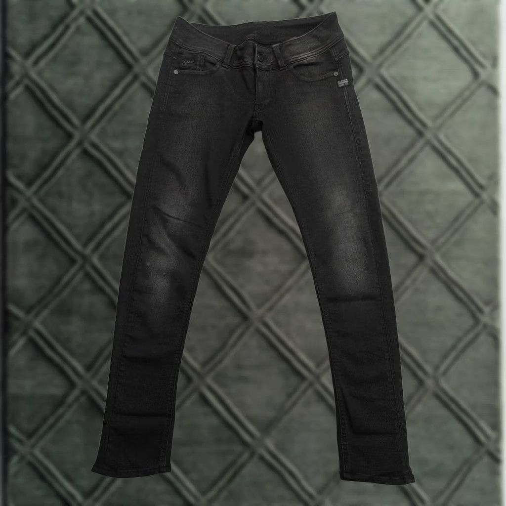 G-Star G-Star Jeans Womens 30 (30X29) Lynn Super Skinny Black Stretch Denim Jeans Size 30" / US 8 / IT 44 - 1 Thumbnail