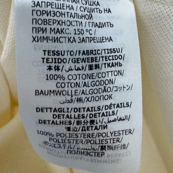 Alexander McQueen Alexander McQueen Cotton Pique Polo Vanilla Men’s Medium Size US M / EU 48-50 / 2 - 6 Thumbnail