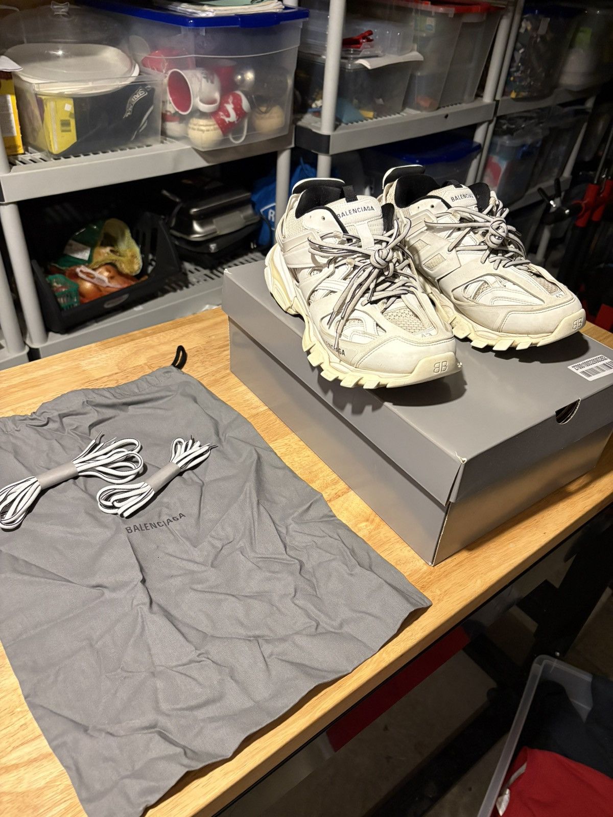 Balenciaga Balenciaga Track White Black Size US 10 / EU 43 - 8 Thumbnail