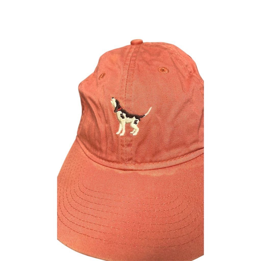 Southern Marsh Southern Fried Cotton Coral Dog Embroidered Hat Adjustable Size ONE SIZE - 2 Thumbnail