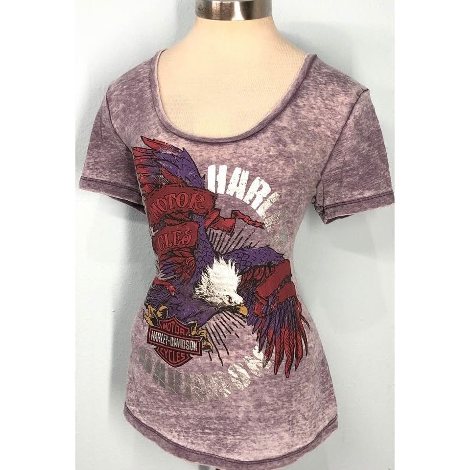 Harley Davidson Harley Davidson Shirt Medium Women, Metallic Finish Size M / US 6-8 / IT 42-44 - 3 Thumbnail
