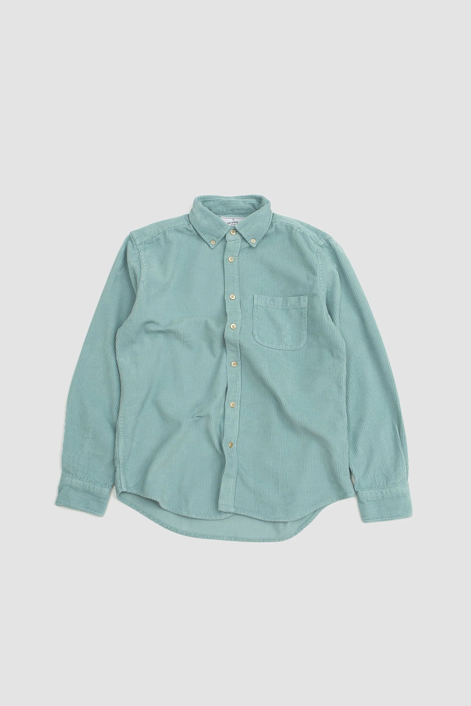 Portuguese Flannel 💚 Portuguese Flannel Lobo Shirt Turquoise Medium NEW Size US M / EU 48-50 / 2 - 1 Thumbnail