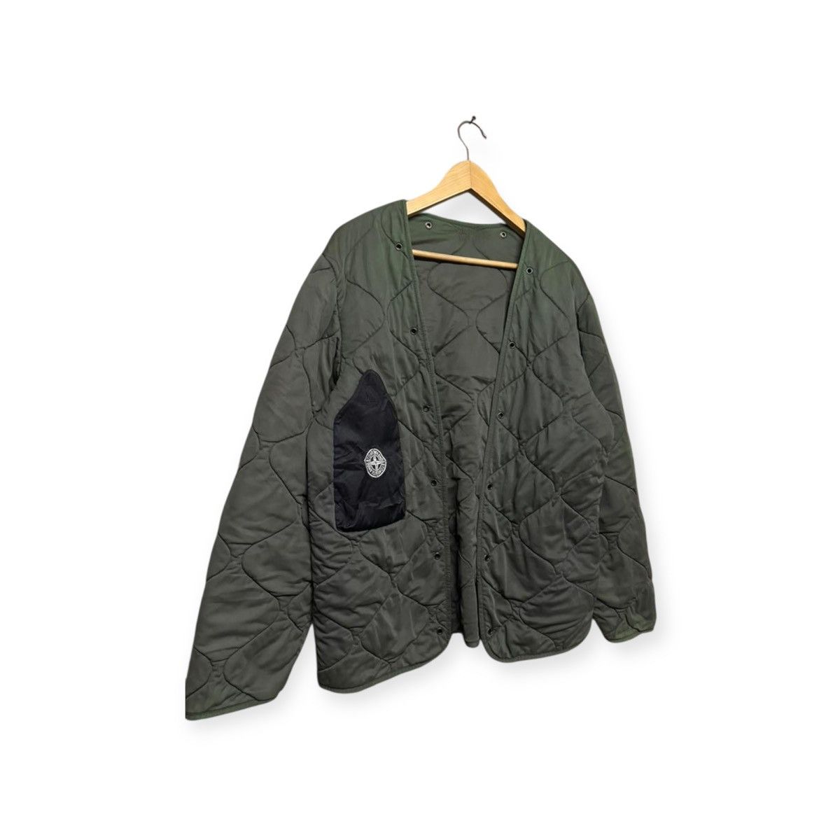 Stone Island Vintage🌟AW1997 Stone Island Raso Gommoto Quilted Innerjacket Size US M / EU 48-50 / 2 - 3 Thumbnail