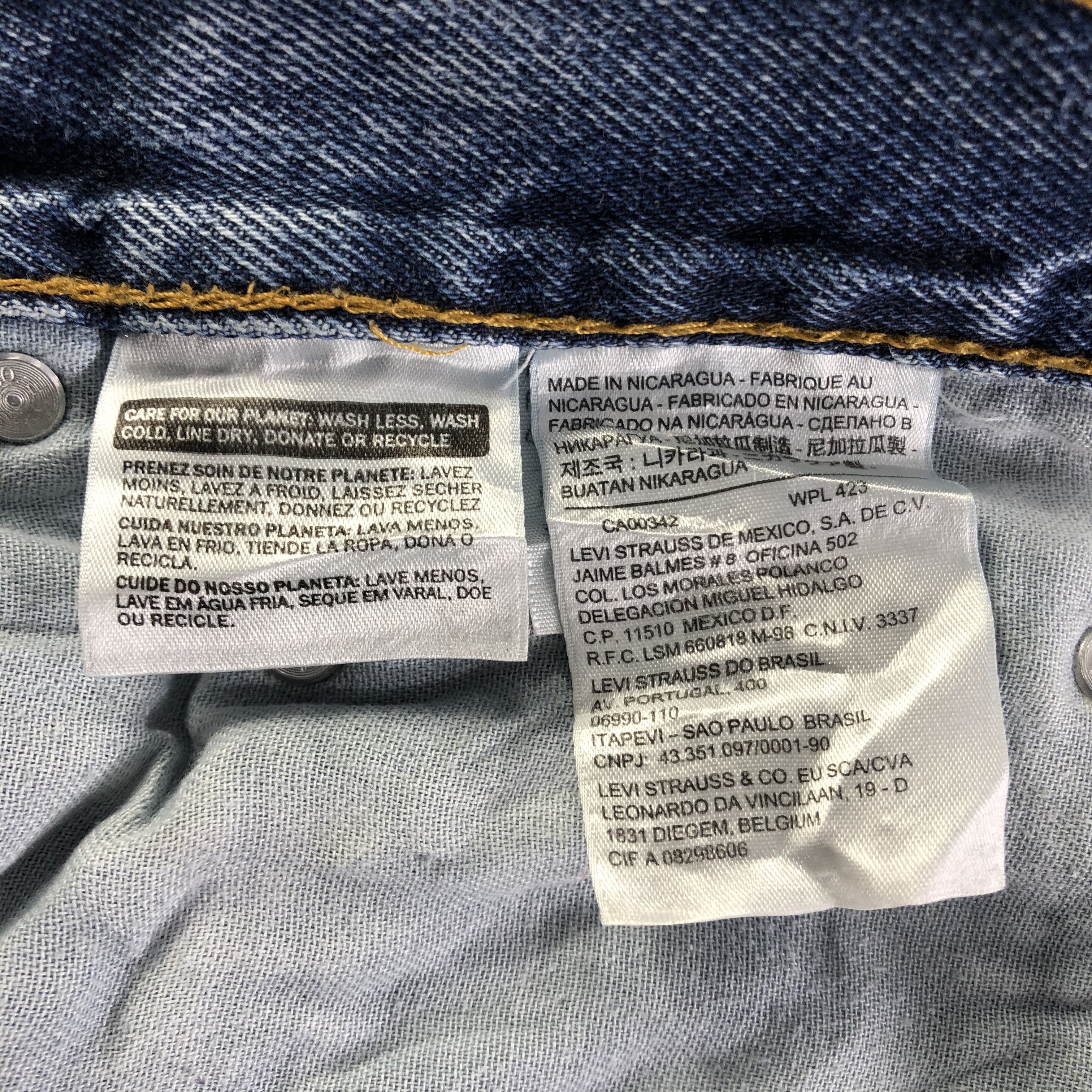 Levi's Vintage Blue Wash Levis 550 Jeans-J4414 Size US 36 / EU 52 - 11 Thumbnail