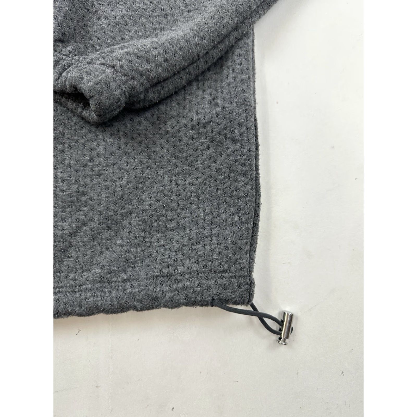 J.Crew J.Crew Sweatshirt Womens XS Gray 1/2 Zip Terry Pointelle Pullover Size XS / US 0-2 / IT 36-38 - 2 Thumbnail