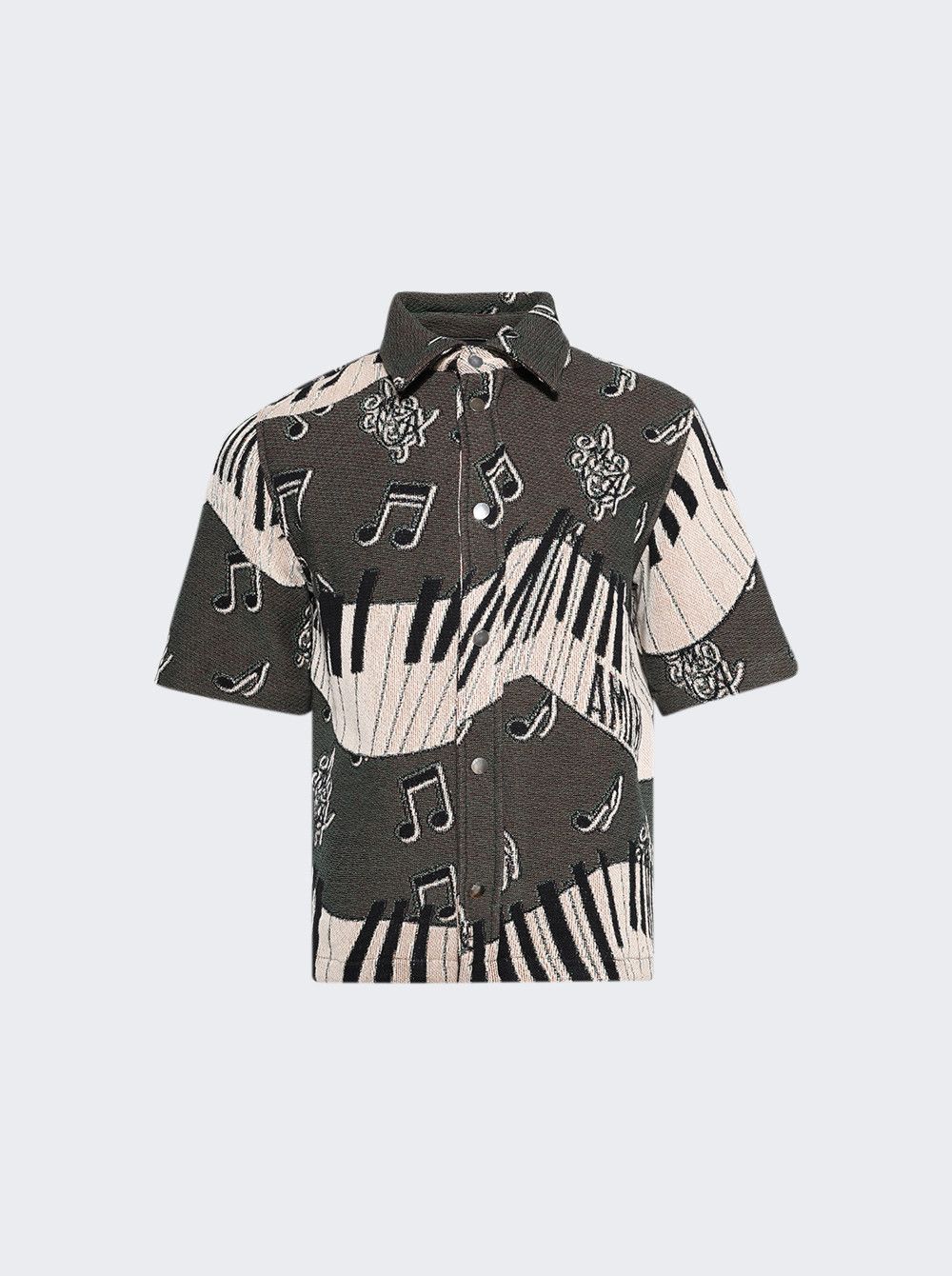 Amiri o1mle0326 Piano Keys Tapestry Shirt in Multicolor Size US XXL / EU 58 / 5 - 1 Thumbnail