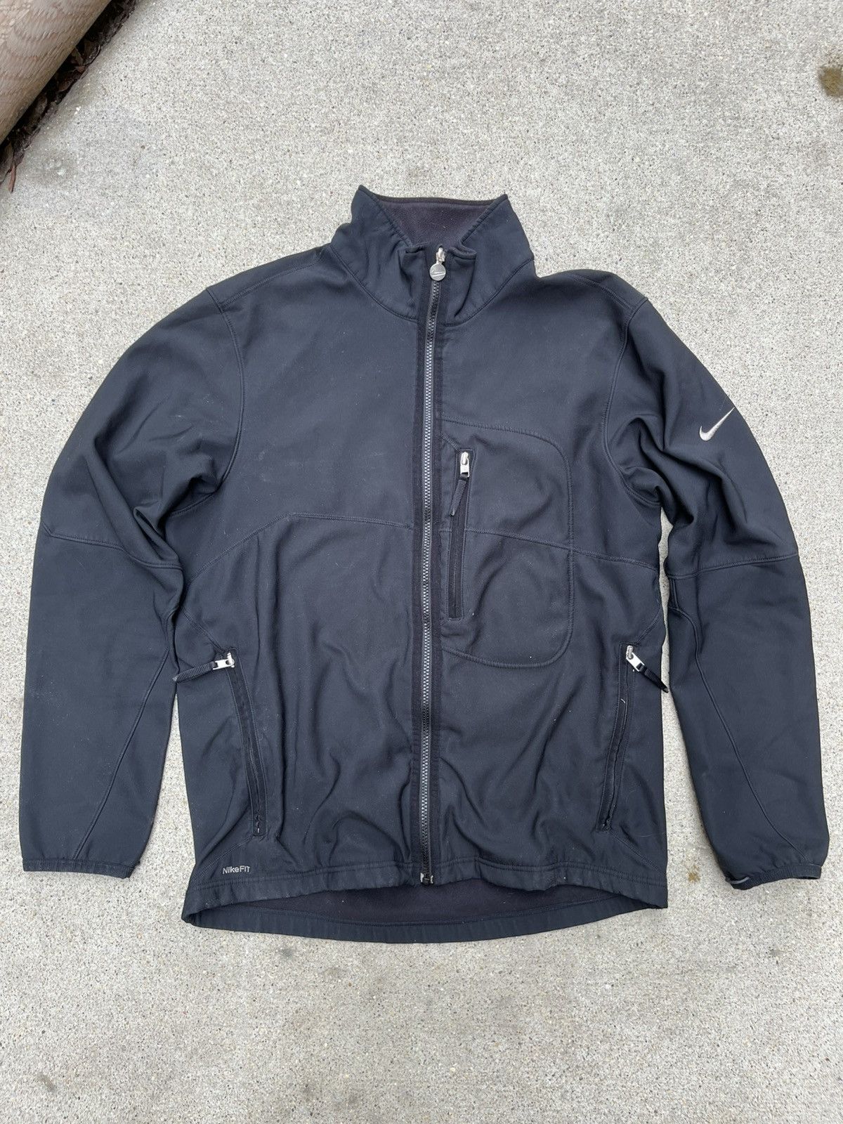 Nike Y2K Silver Tag Nike Fit Therma Embroidered Swoosh Sweatshirt Size US L / EU 52-54 / 3 - 1 Thumbnail