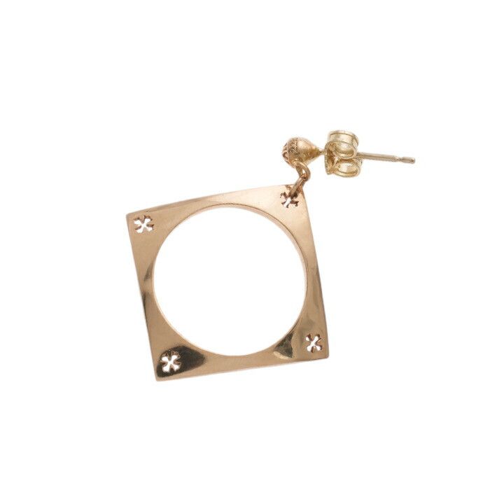 Chrome Hearts Chrome Hearts Kate Hudson 22k Square Earring Size ONE SIZE - 1 Thumbnail