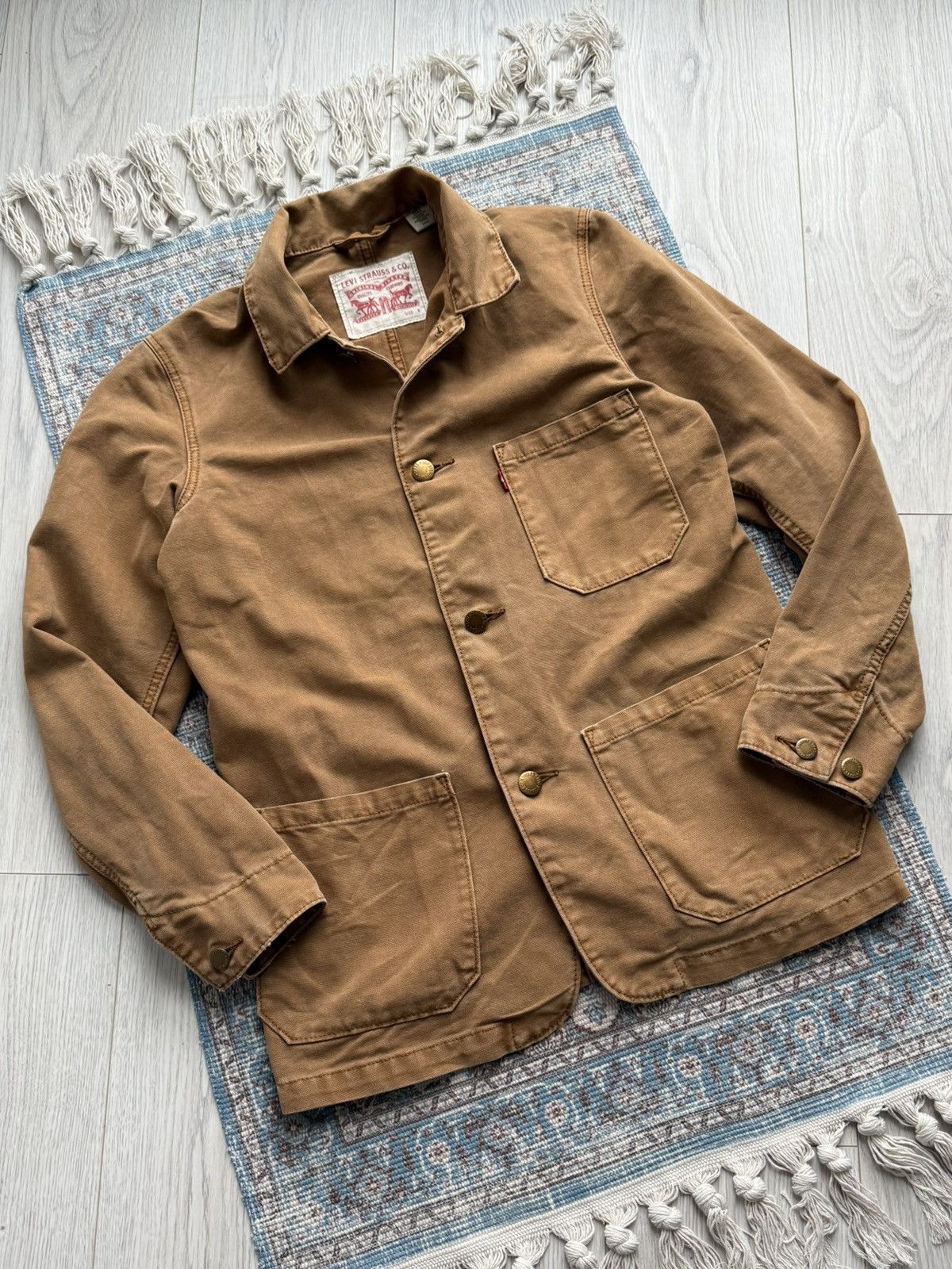 Levi's Levi’s Engineer Chore Canvas Worker Jacket Men Size US S / EU 44-46 / 1 - 4 Thumbnail