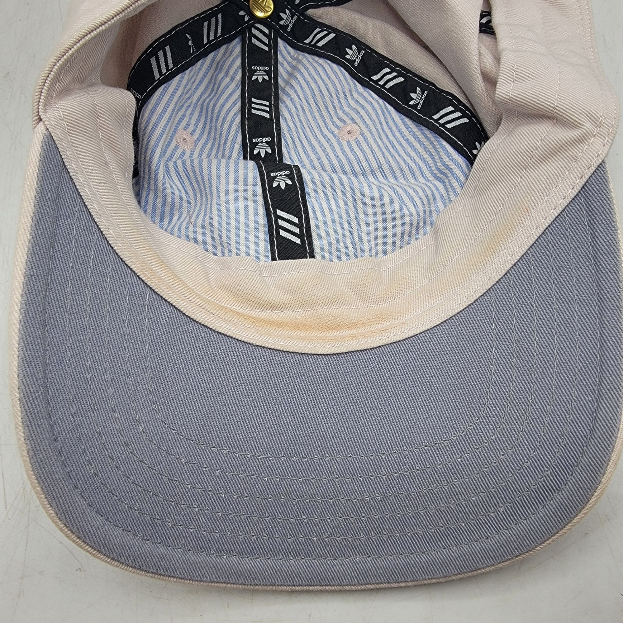 Adidas Adidas Originals Pink Cotton Strapback Hat Adjustable Size C Size ONE SIZE - 8 Thumbnail