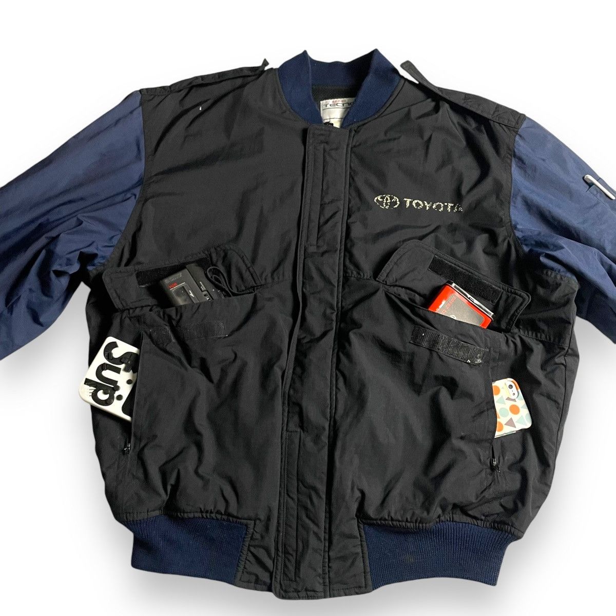 Sports Specialties VINTAGE TOYOTA TECNO RACING BOMBER JACKET Size US XL / EU 56 / 4 - 3 Thumbnail