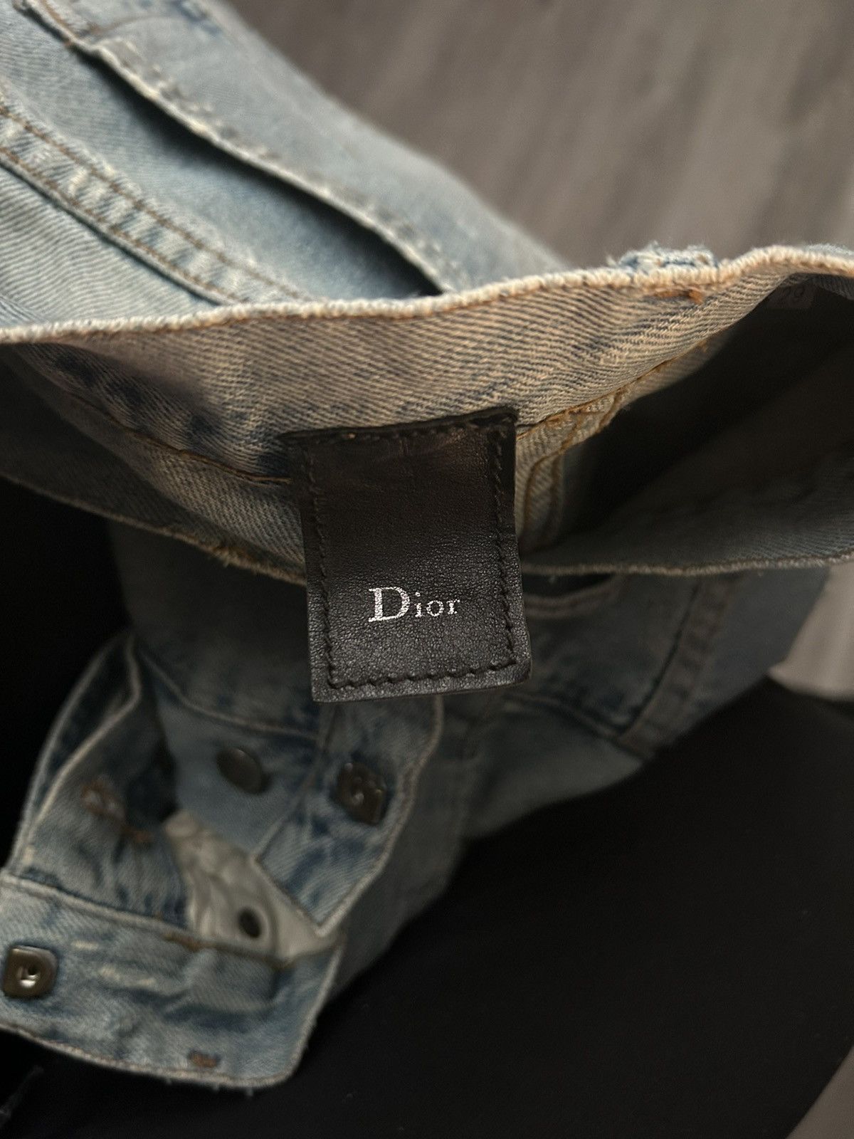Dior SS06 Dior Homme Crash Denim Size US 29 - 4 Thumbnail