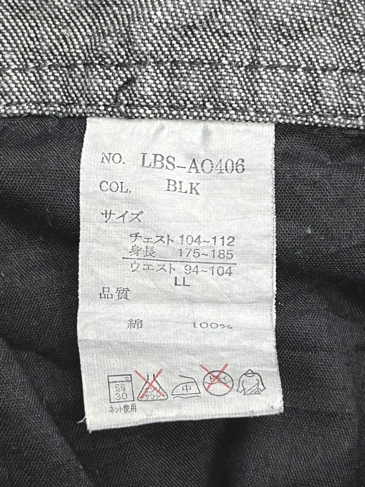 LOWBOX 🔥☠️Vtg LOWBOX Punk Multipocket Cargo Denim Coverall Size US 34 / EU 50 - 20 Thumbnail