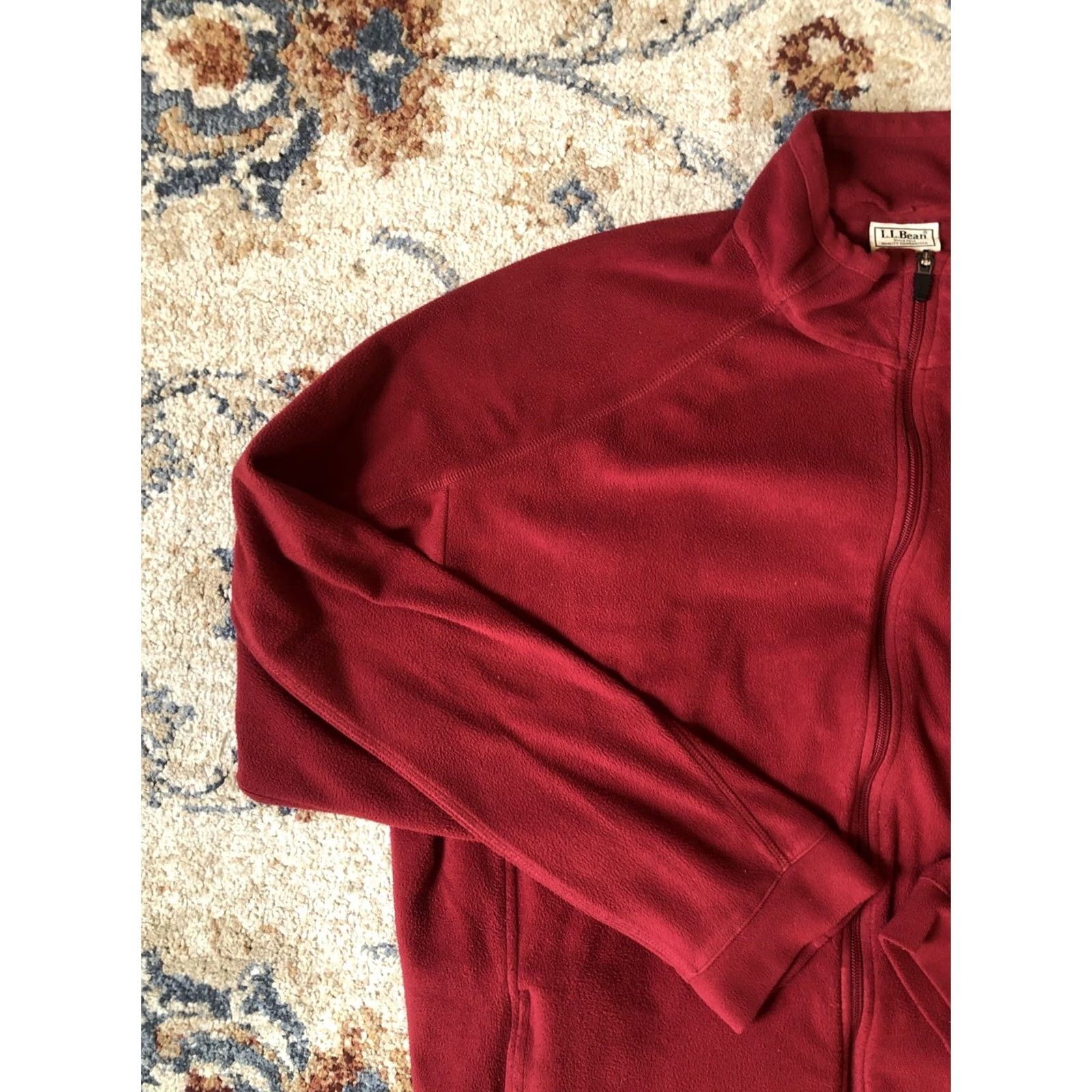 Vintage VINTAGE L.L. Bean Fleece Full Zip Jacket Red Men’s 2XL Windbreaker Pockets Zipper 90s Style Mens Jacket Size US XXL / EU 58 / 5 - 3 Thumbnail