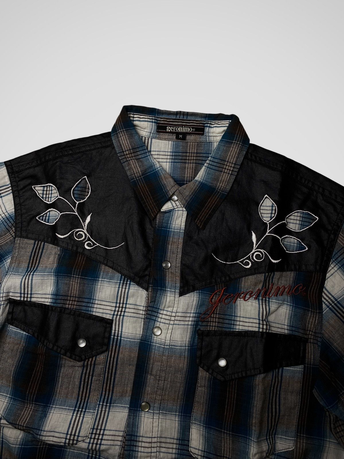 If Six Was Nine Geronimo Tribal Feather Leather Shirts Size US M / EU 48-50 / 2 - 4 Thumbnail