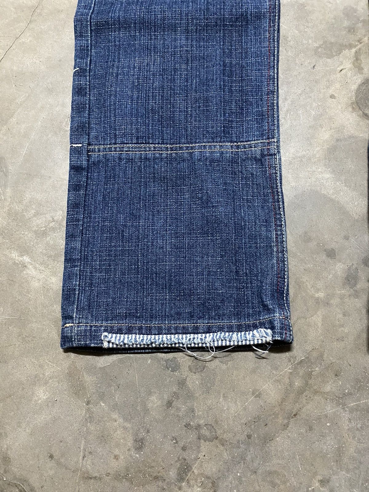 Hysteric Glamour × Japanese Brand × Tornado Mart Baggy Jeans Bandana Denim Patch Work Rockabilly Size US 31 - 8 Thumbnail
